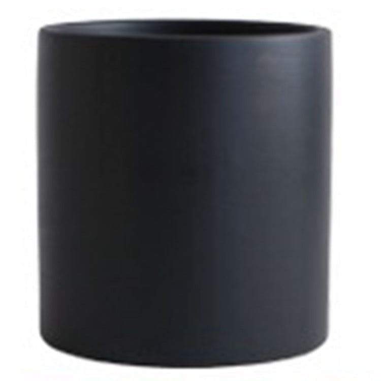 Nordic Ceramic Cylindrical Flowerpot Succulent Planter with Tray