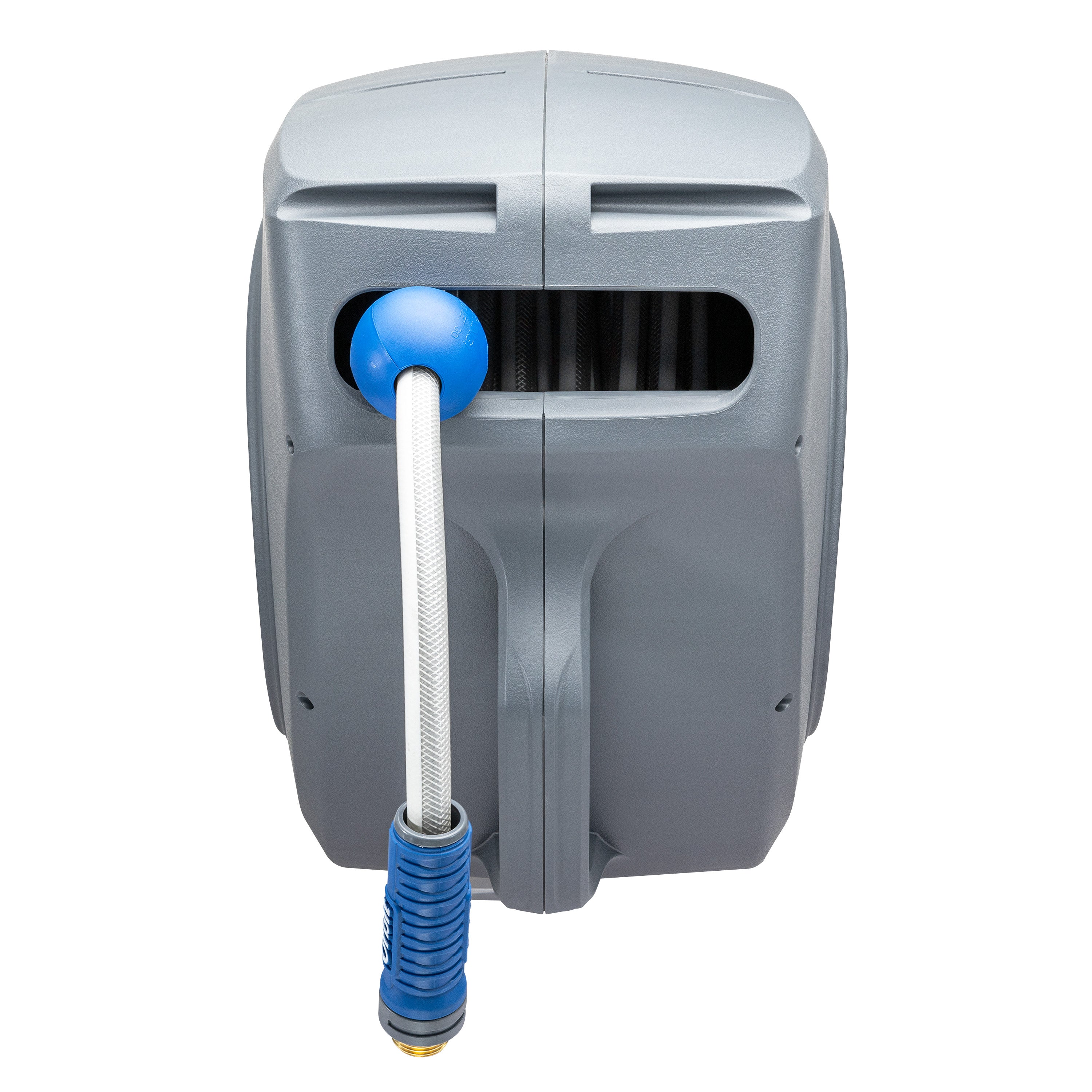 100ft Auto Retractable Garden Hose Reel with Storage