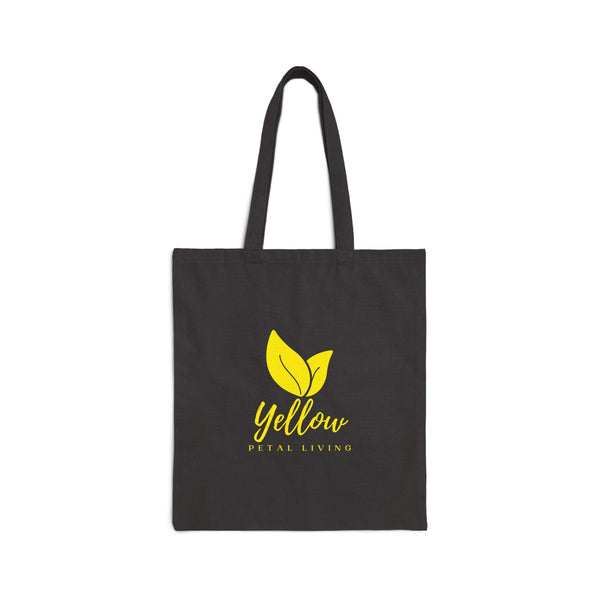 Canvas Tote Bag — Yellow Petal Living Logo Eco Grocery Shopper