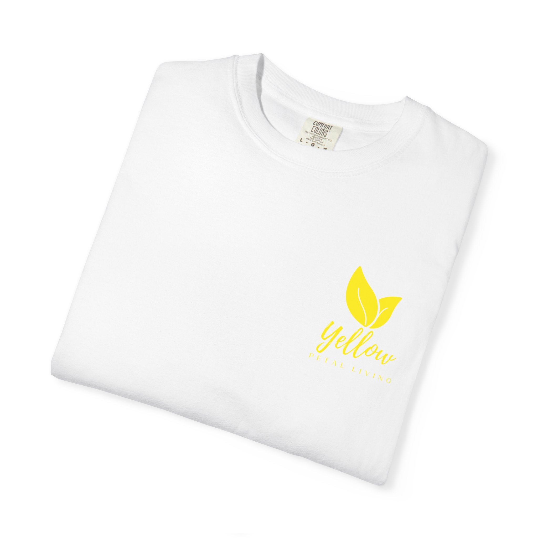 T-Shirt — Yellow Leaf Logo Tee
