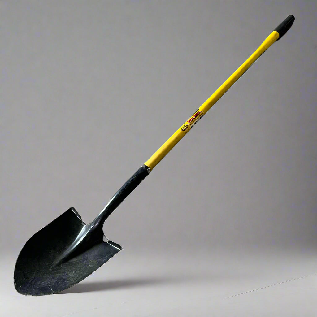 Round Point Super Shovel 48-Inch Handle