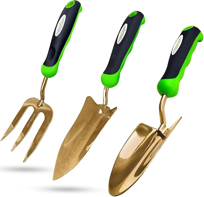 Titanium Garden Tool Set Trowel Transplanter Cultivator Kit