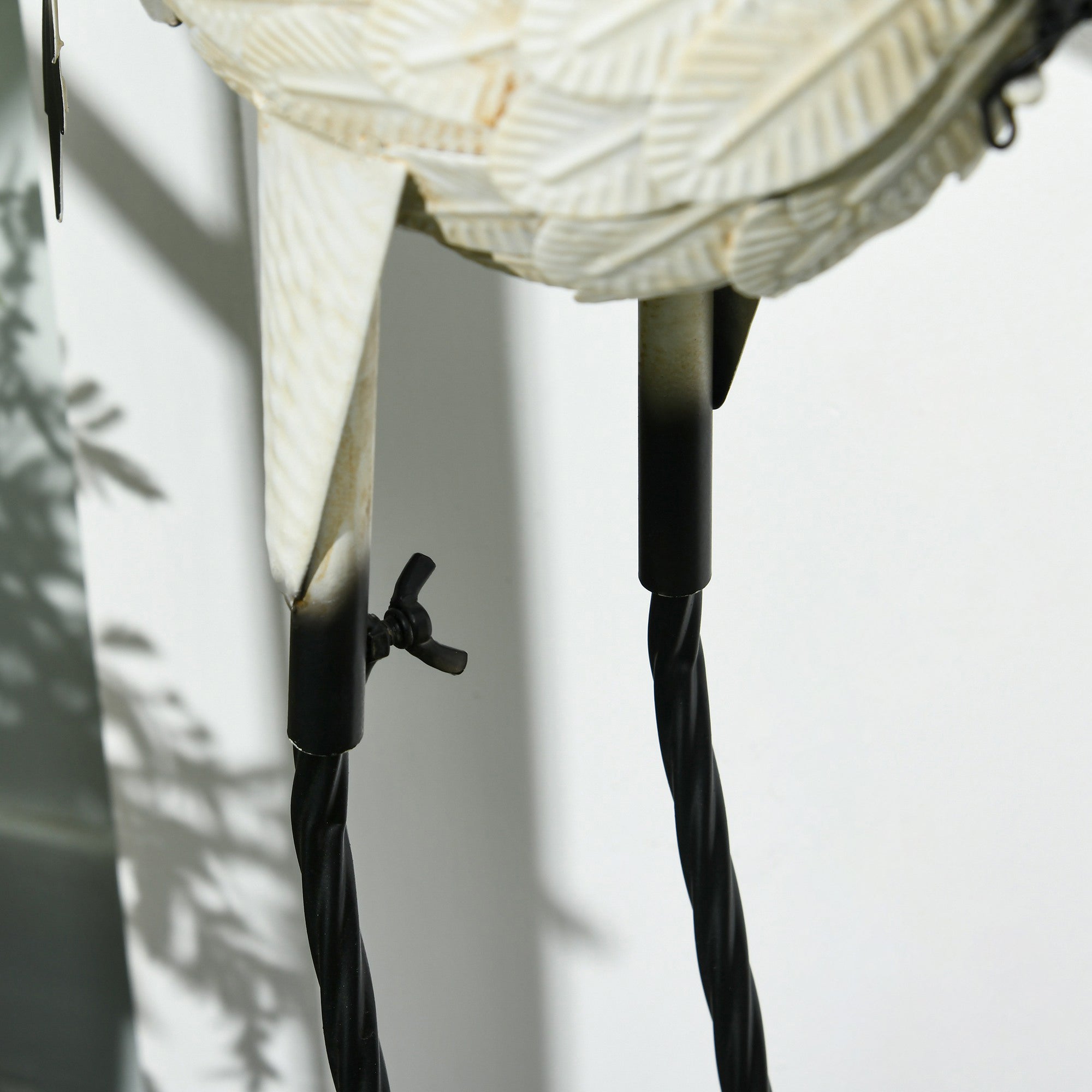 Outsunny Heron Garden Statues Set of Two Decorative Sculptures