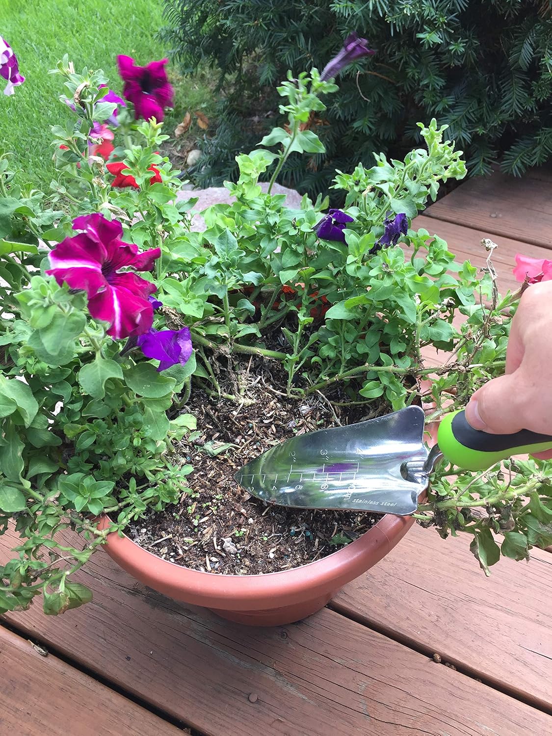 Titanium Garden Transplanter Trowel Heavy Duty Planting Tool