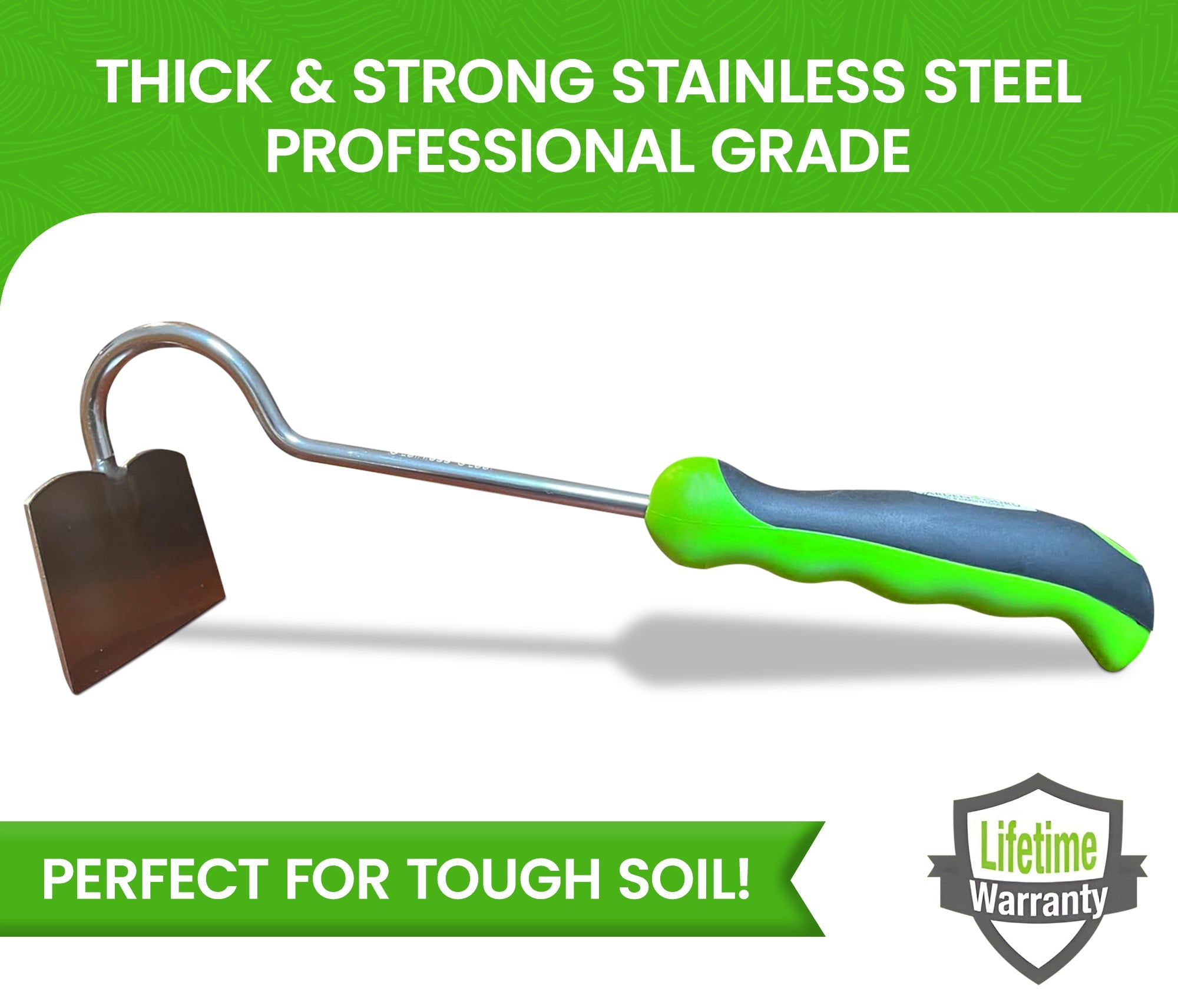 Stainless Steel Garden Hand Hoe Cultivating Weeding Tool