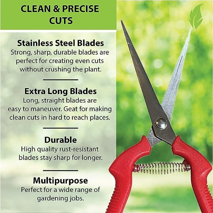 Garden Pruning Snips Clippers for Precision Plant Trimming