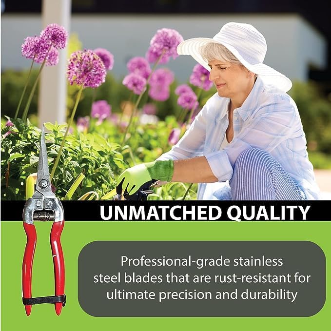Garden Pruning Snips Clippers for Precision Plant Trimming