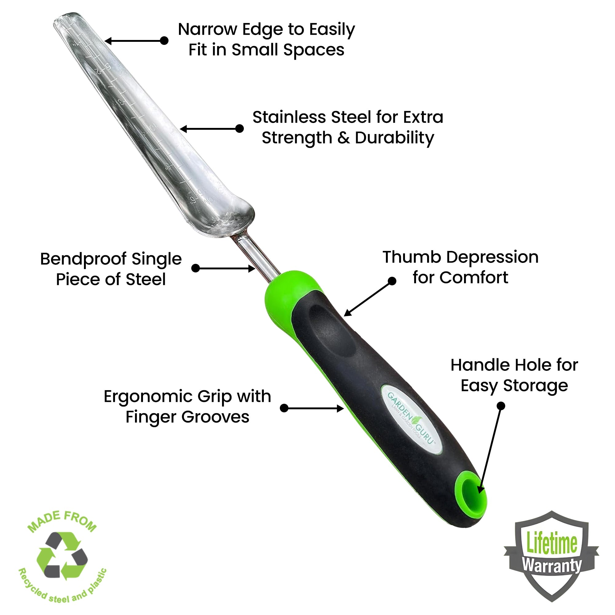 Garden Seed Planting Trowel Transplanter Widger Hand Tool