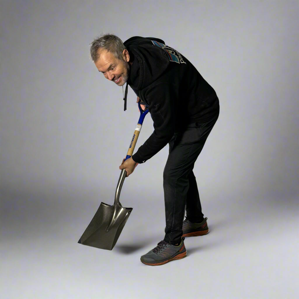 Square Point Shovel 30-Inch Wood Handle Tool