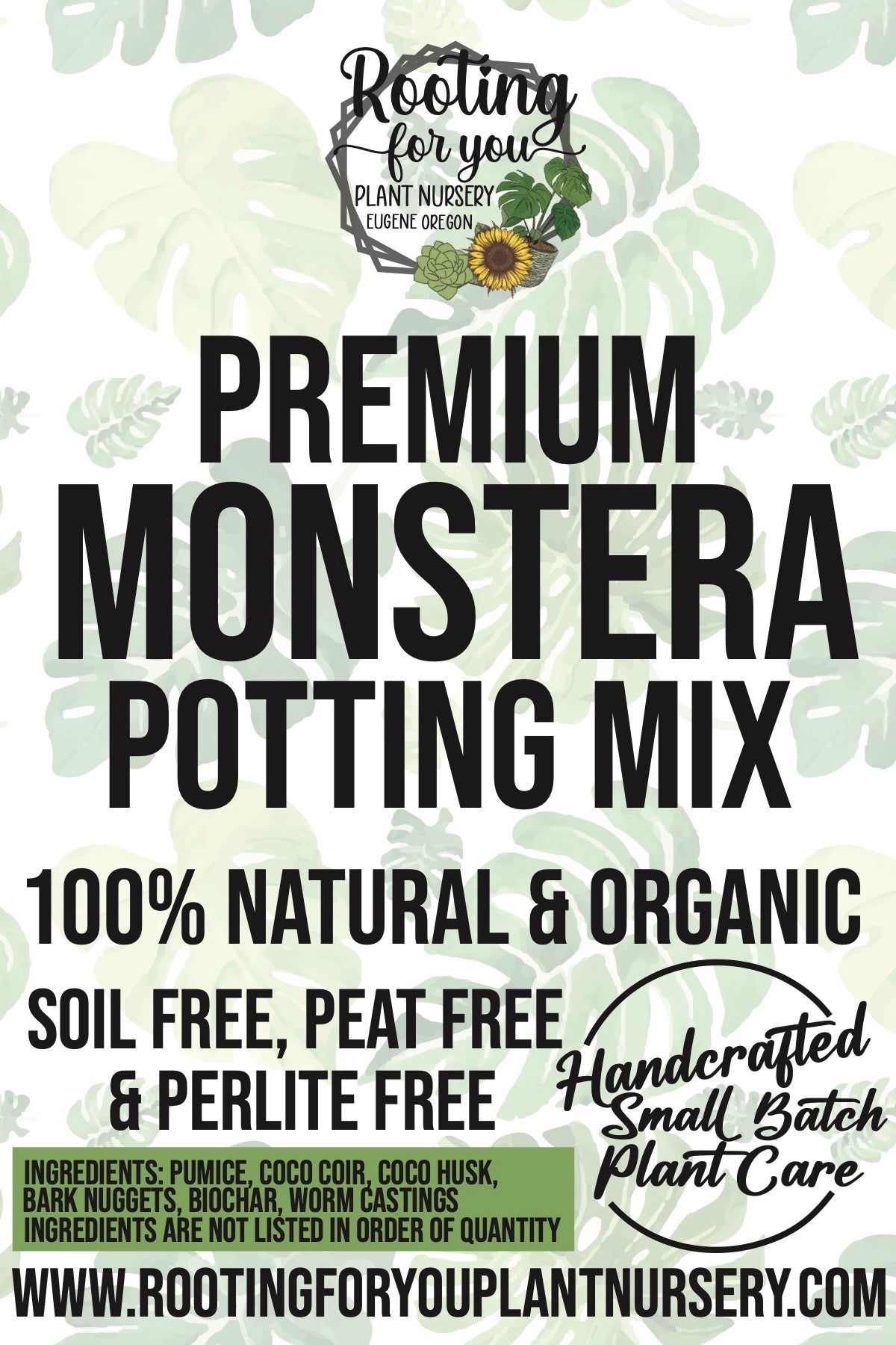 Monstera Premium Potting Mix for Healthy Plant Growth