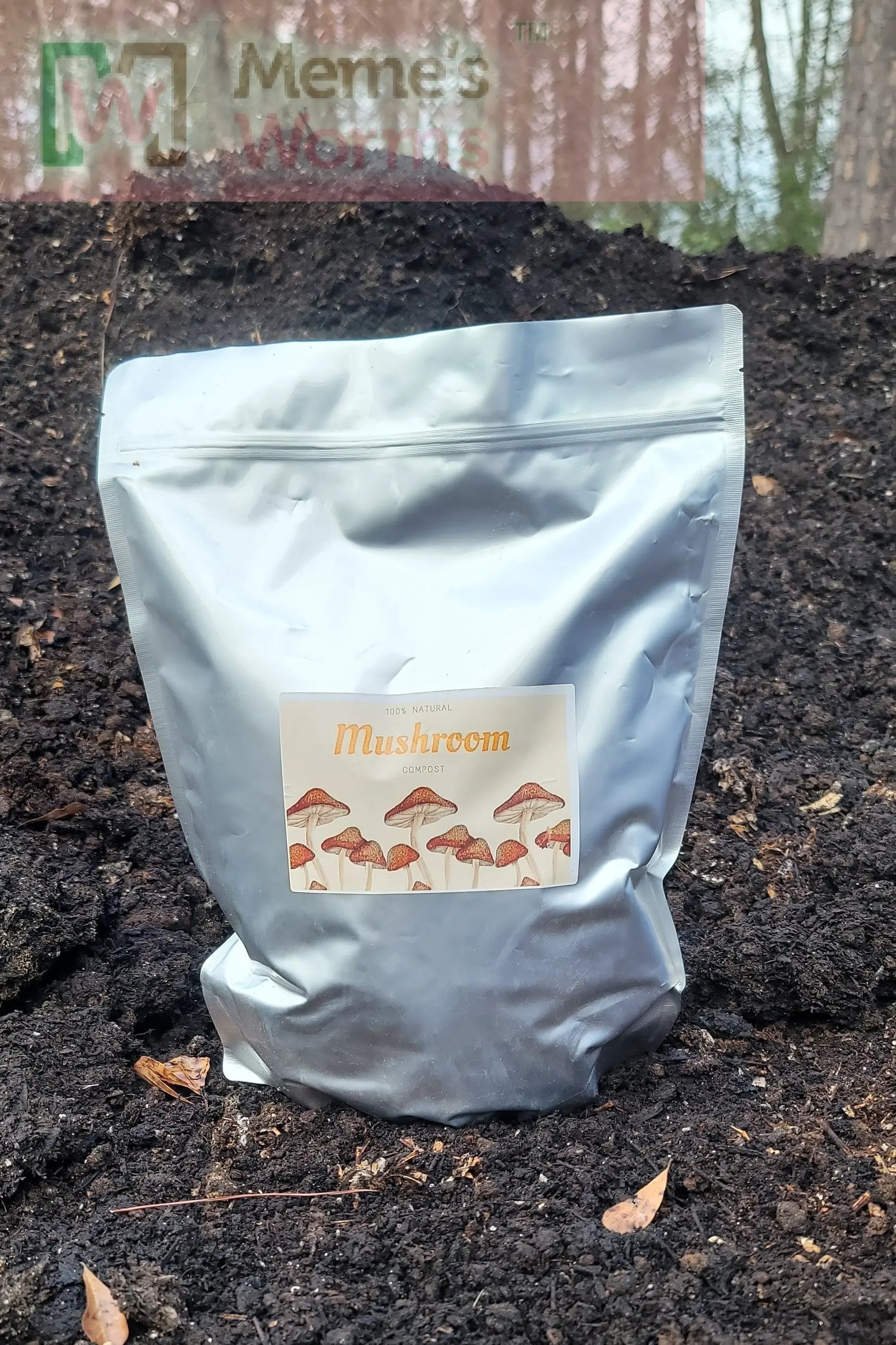 Mushroom Compost Organic Soil Amendment for Garden Plants