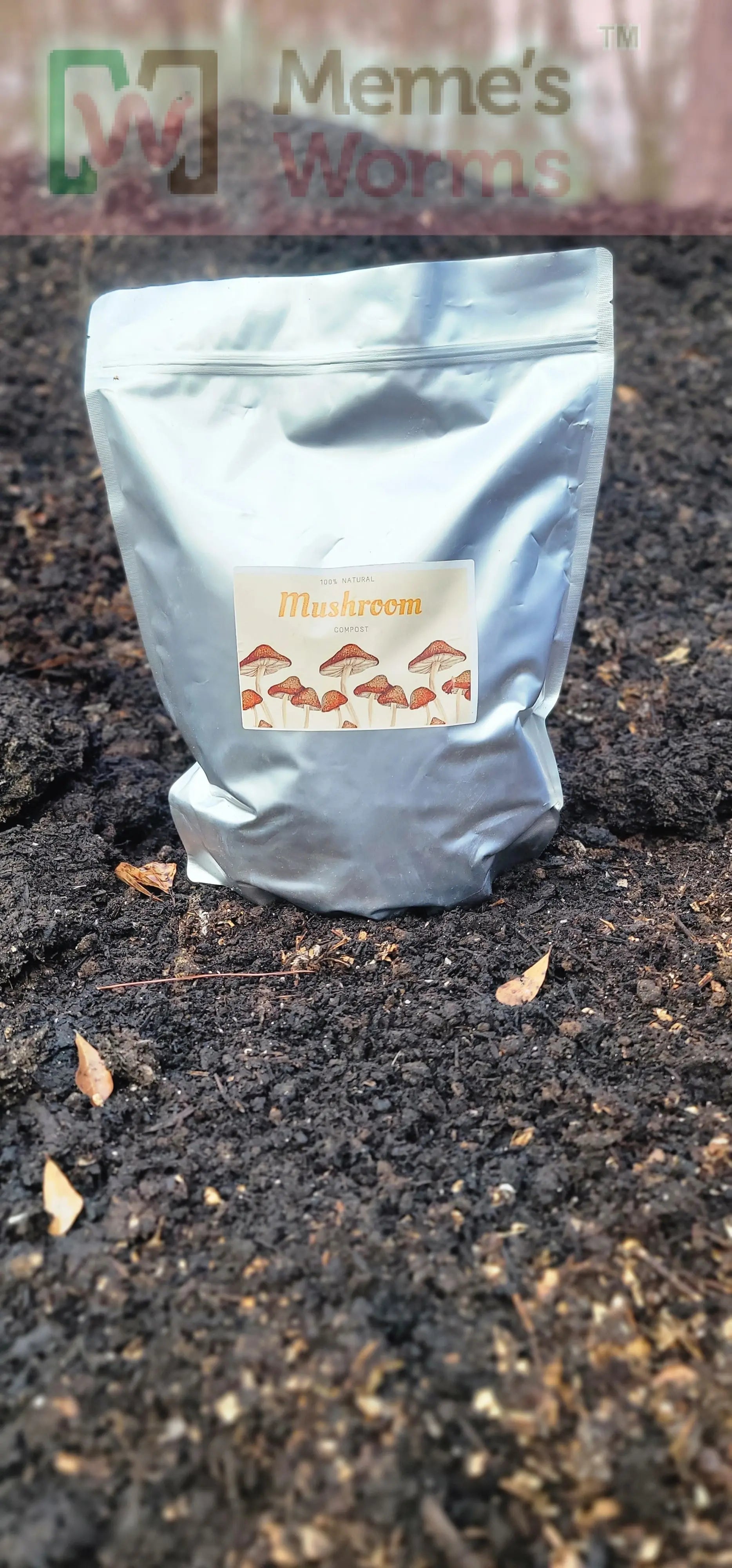 Mushroom Compost Organic Soil Amendment for Garden Plants