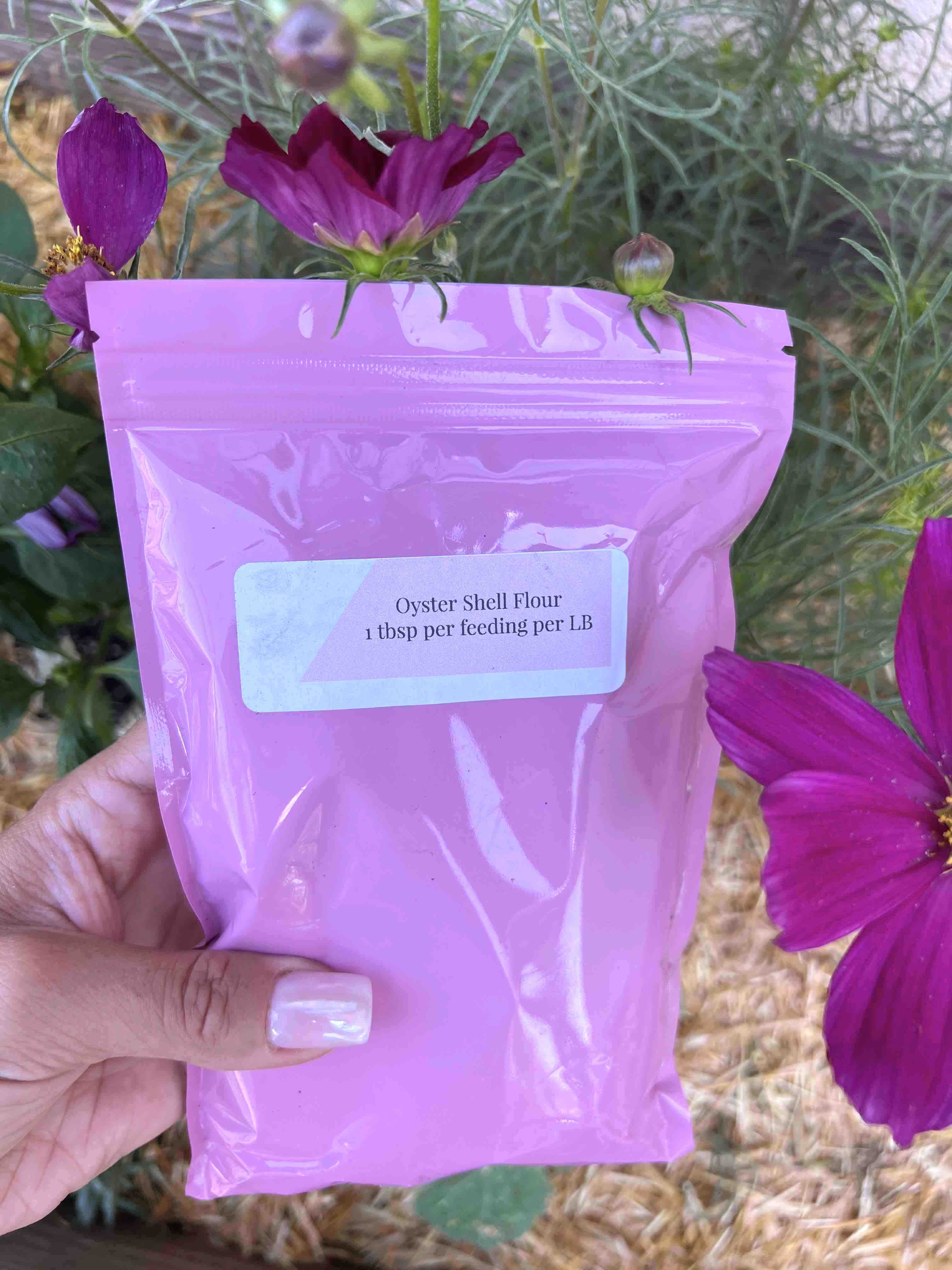 Oyster Shell Flour Organic Compost Soil Amendment Powder