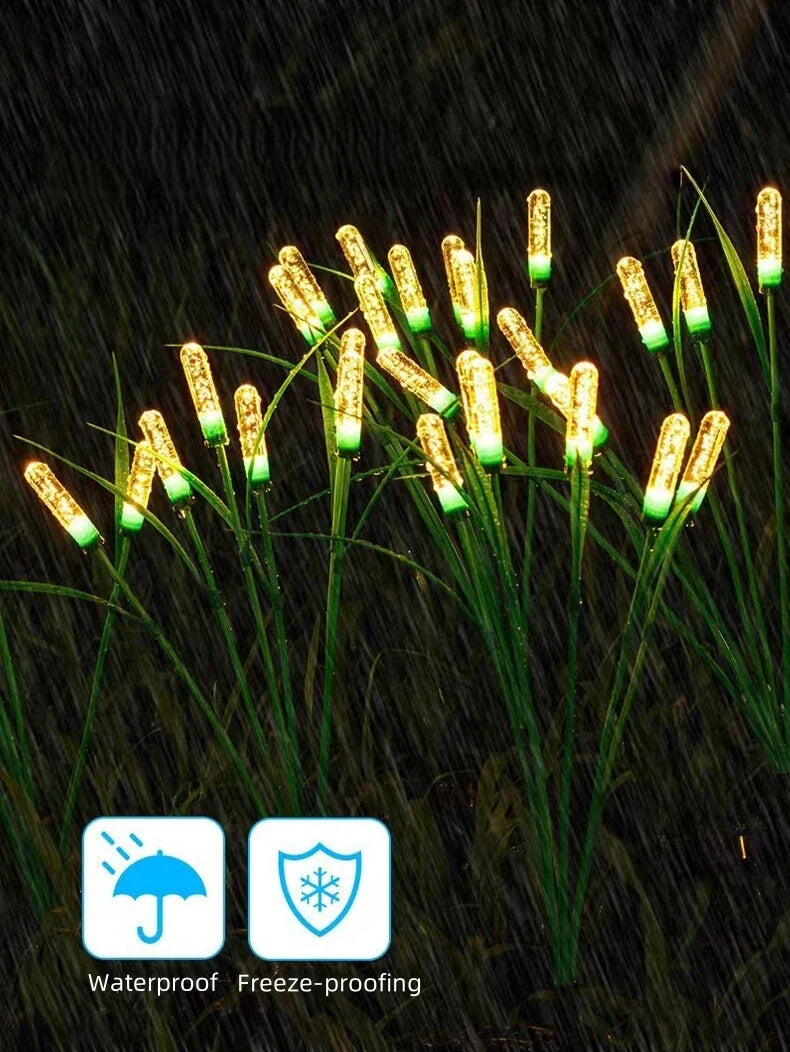 Solar Firefly Swaying Garden LED Light Waterproof Outdoor Decoration