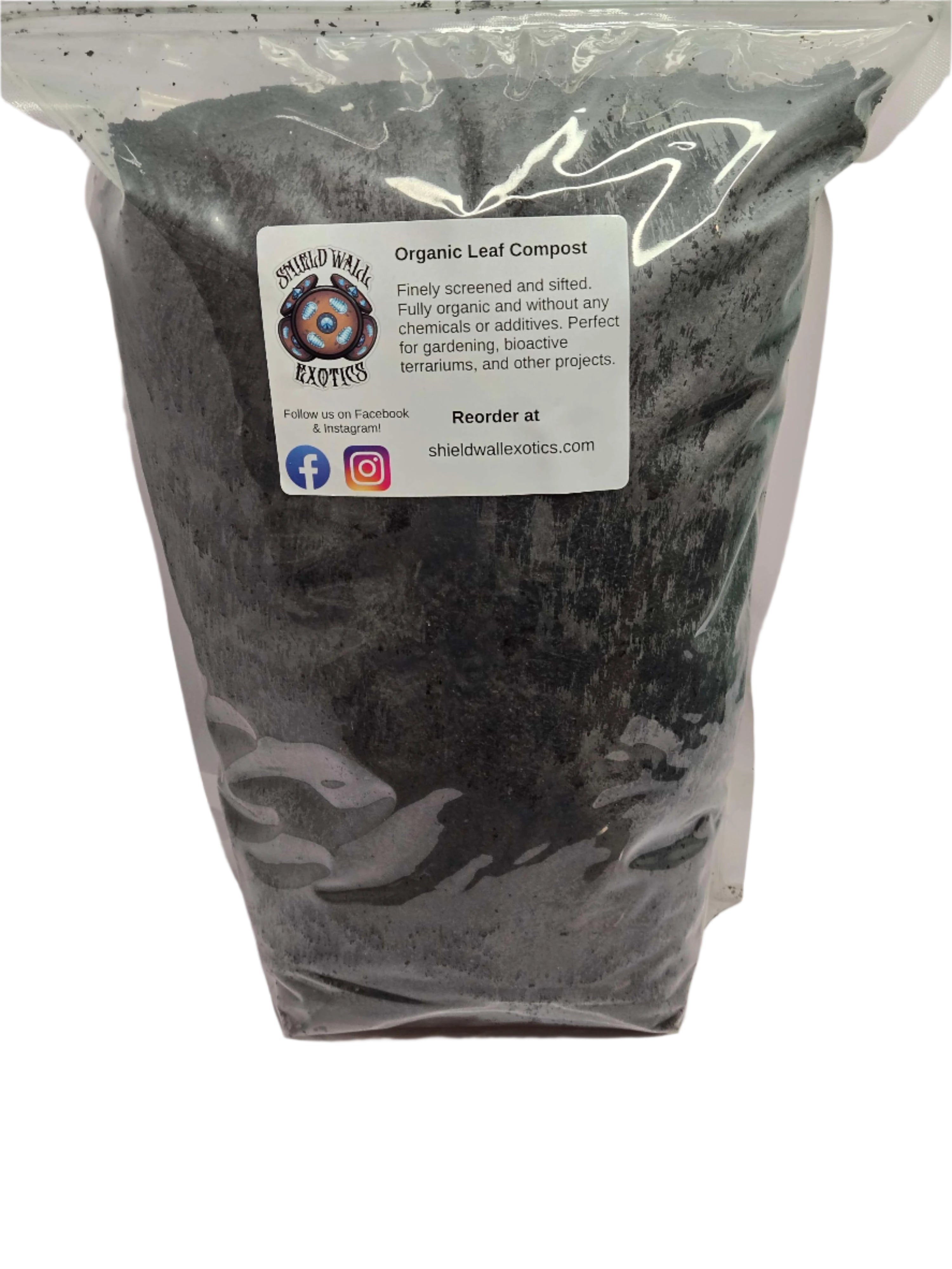 Organic Leaf Compost Natural Soil Enrichment Garden Amendment
