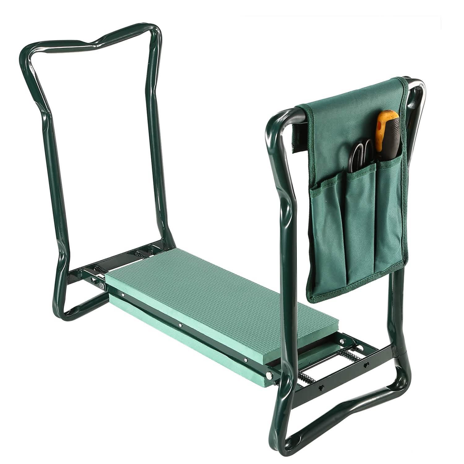Foldable Garden Kneeler Seat with Soft Cushion Pad