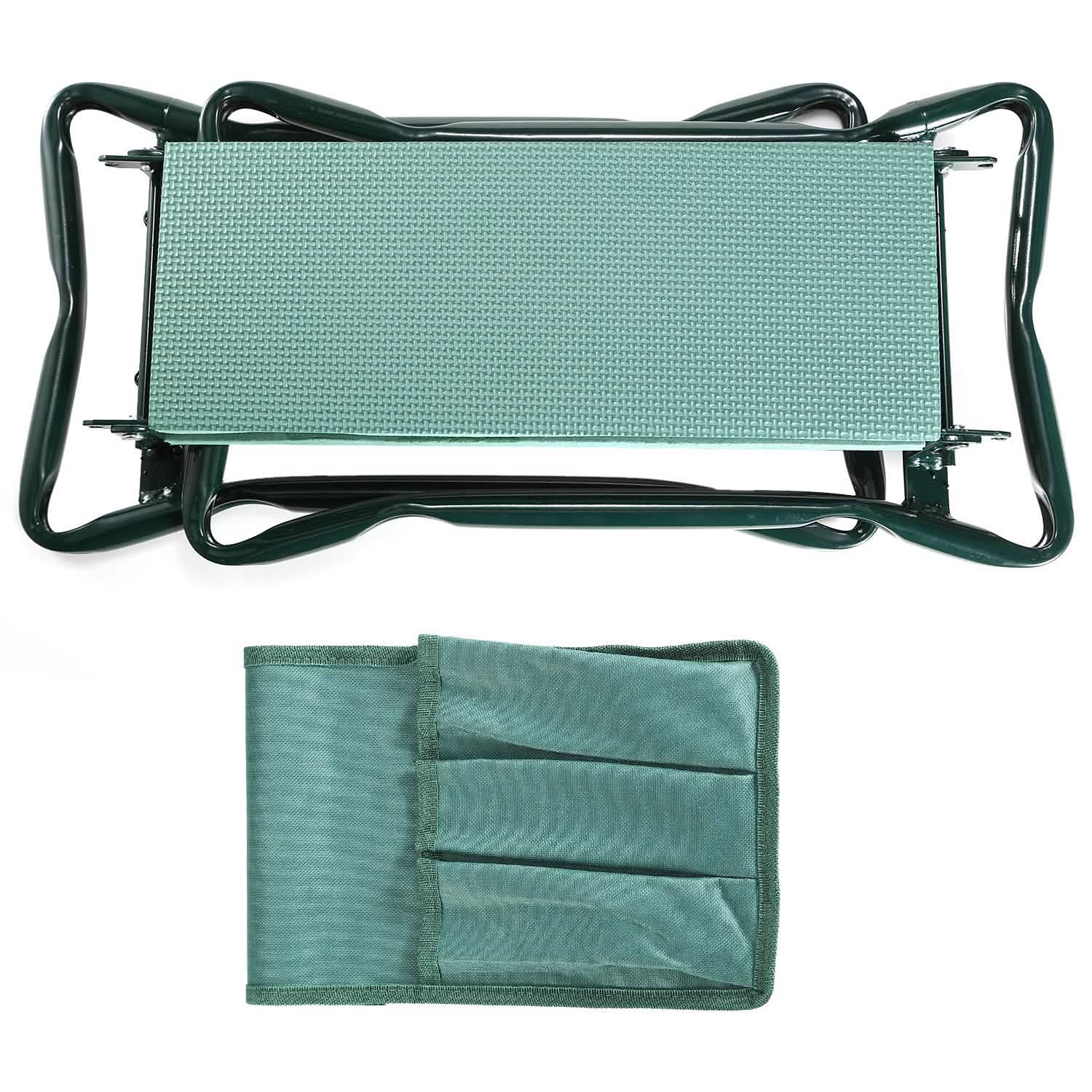 Foldable Garden Kneeler Seat with Soft Cushion Pad