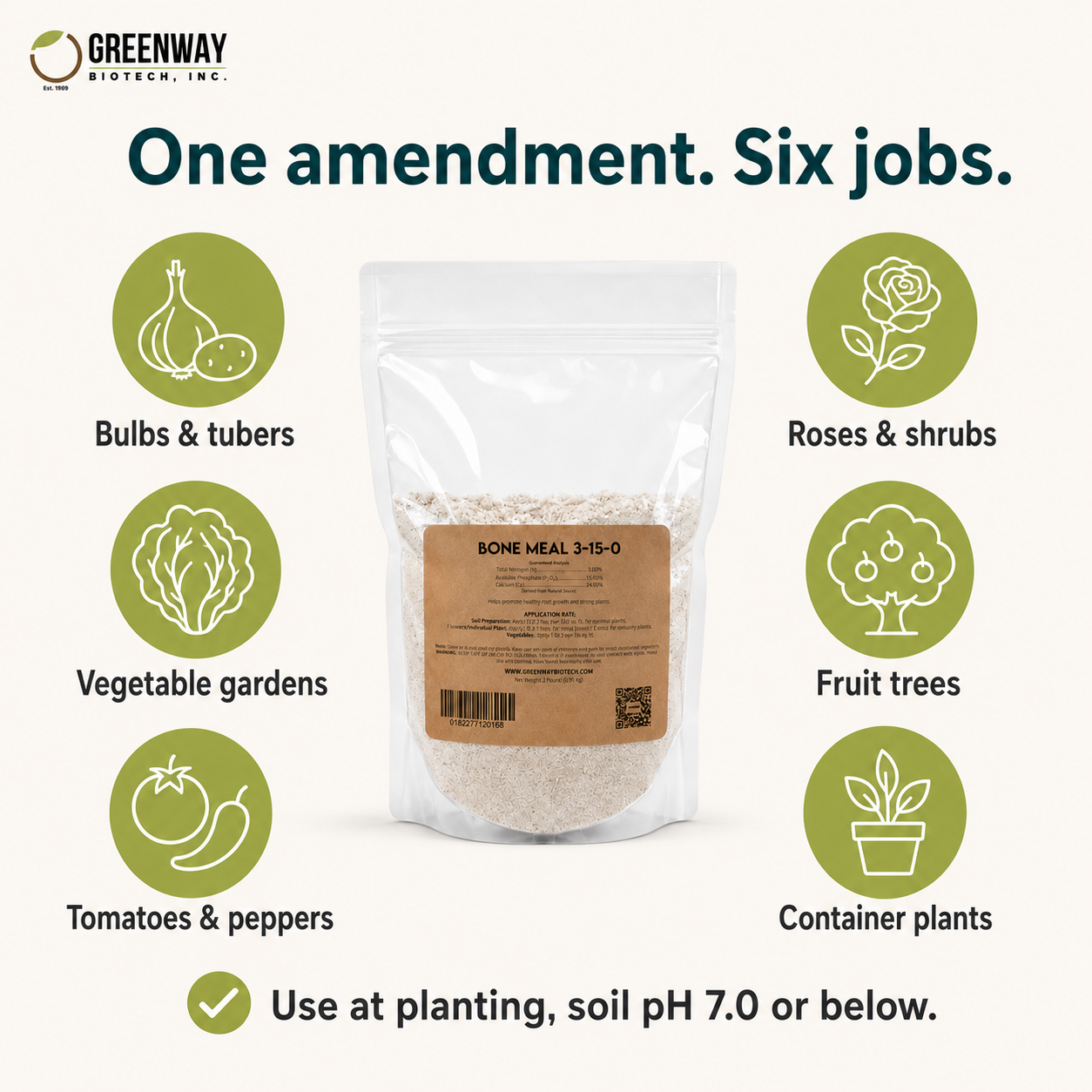 Organic Bone Meal Fertilizer 3-15-0