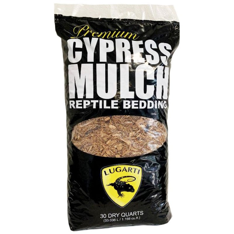 Lugarti Premium Cypress Mulch Natural Reptile Bedding Substrate